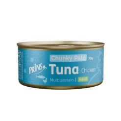 Prins Chunky Paté Kattenvoer Nat Tonijn & Kip 70 gr