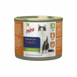 Prins NatureCare Kattenvoer Nat Kalkoen 200 gr