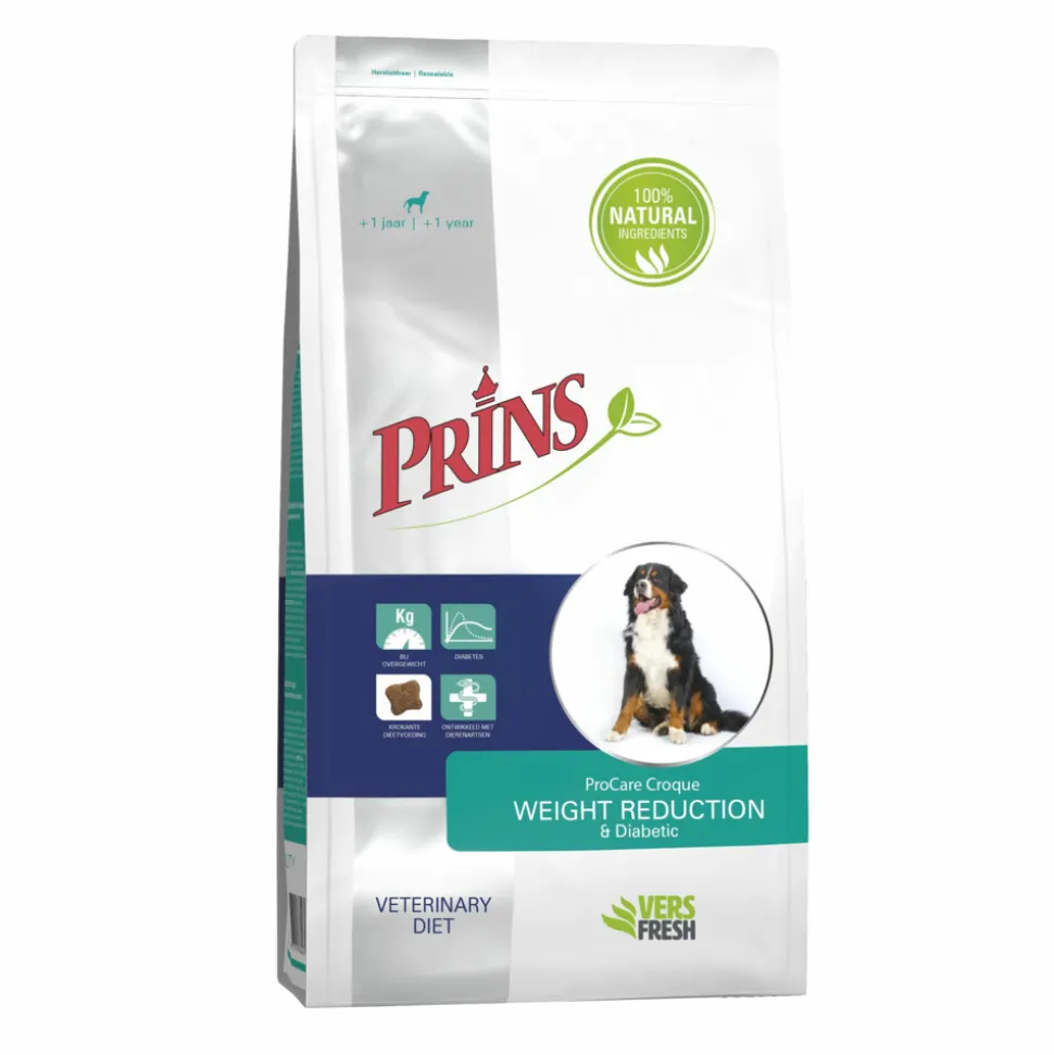 Prins ProCare Croque Veterinary Diet Weight Reduction & Diabetic Hondenvoer 3 kg