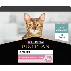 Pro Plan Delicate Nutrisavour Adult Zeevis 10 x 85 gr