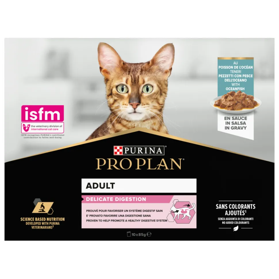 Pro Plan Delicate Nutrisavour Adult Zeevis 10 x 85 gr