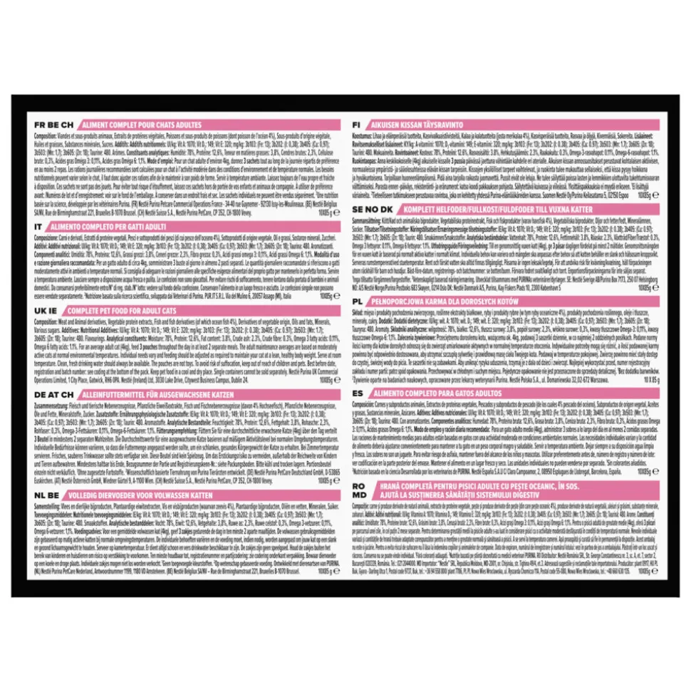 Pro Plan Delicate Nutrisavour Adult Zeevis 10 x 85 gr