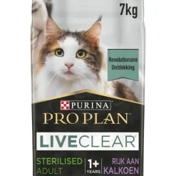 Pro Plan LiveClear Sterilised Adult 1+ Kalkoen 7 kg