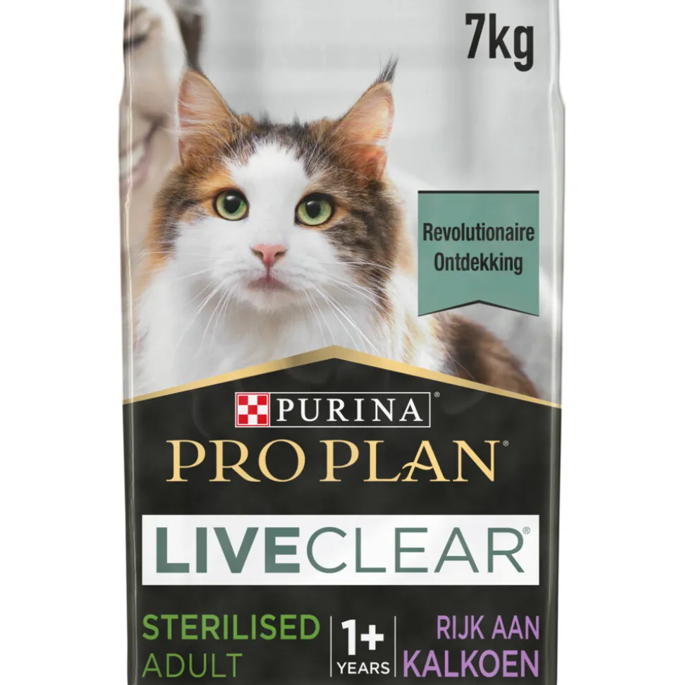 Pro Plan LiveClear Sterilised Adult 1+ Kalkoen 7 kg