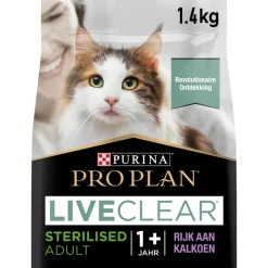 Pro Plan LiveClear Sterilised Adult Kalkoen 1,4 kg