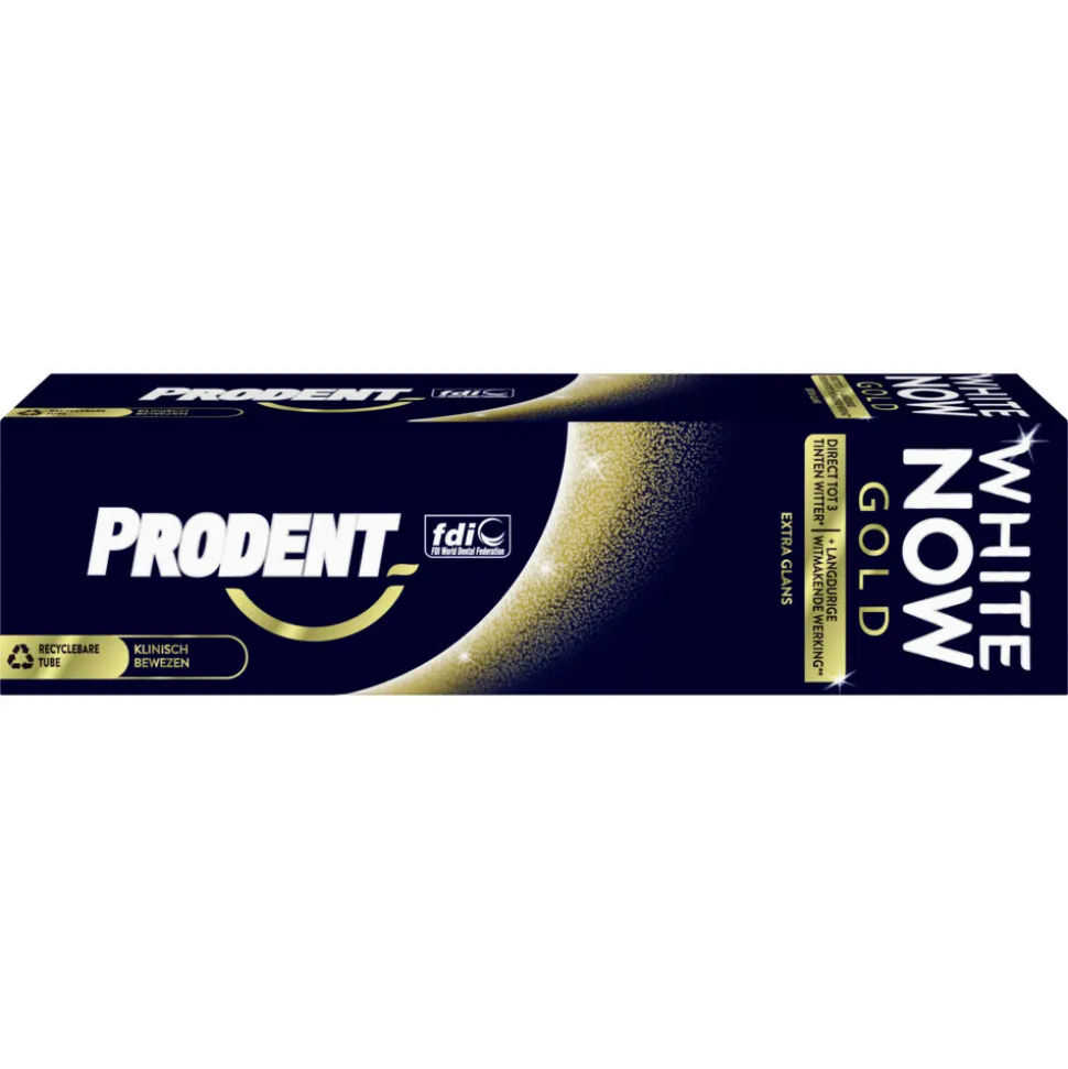 Prodent Tandpasta White Now Gold 75 ml