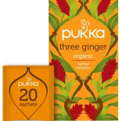 Pukka Thee Three Ginger 20 stuks