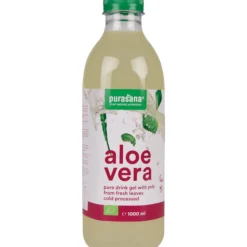 Purasana Aloe Vera Drink Gel (Met Pulp) Bio 1000 ml