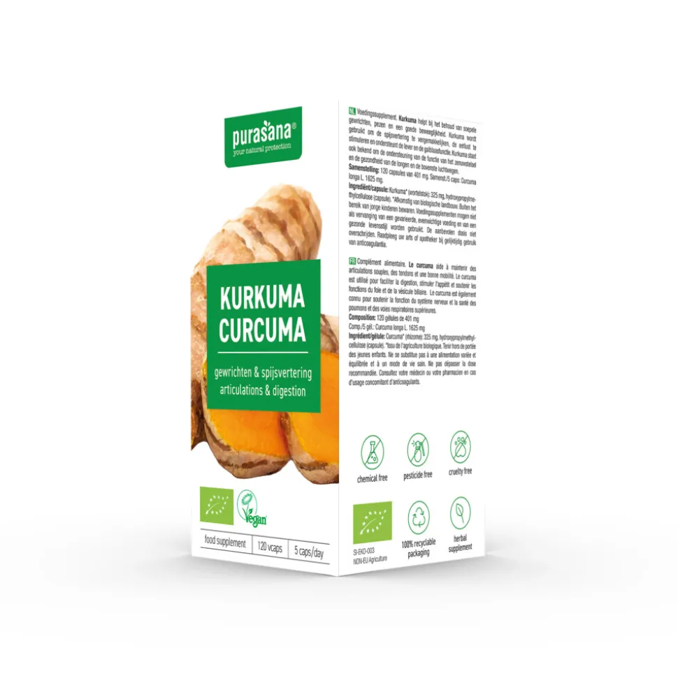 Purasana Kurkuma Bio 120 Capsules