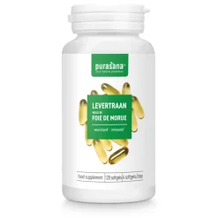 Purasana Single Extracts Oils Levertraan Softgels 120 capsules