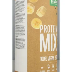 Purasana Vegan Erwt Hennep Zonnebloem Pompoen Proteine Mix Banaan BIO 400 gr