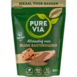 Pure Via Alternatief Voor Bruine Basterdsuiker 300 gr