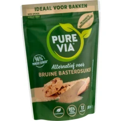Pure Via Alternatief Voor Bruine Basterdsuiker 300 gr