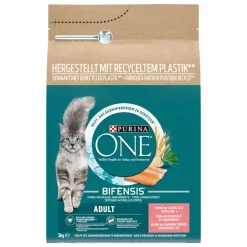 Purina ONE Adult Zalm - Volkoren Granen 3 kg