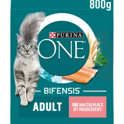 Purina ONE Adult Zalm - Volkoren Granen 800 gr