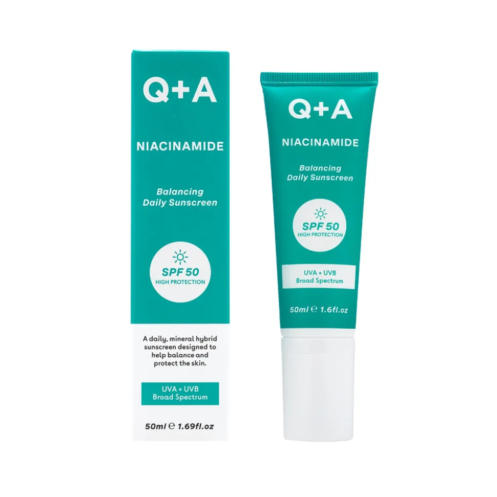 Q+A Face Sunscreen SPF 50 Balancing 50 ml
