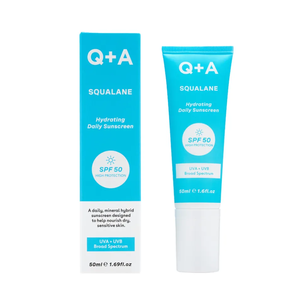 Q+A Face Sunscreen SPF 50 Hydrating 50 ml