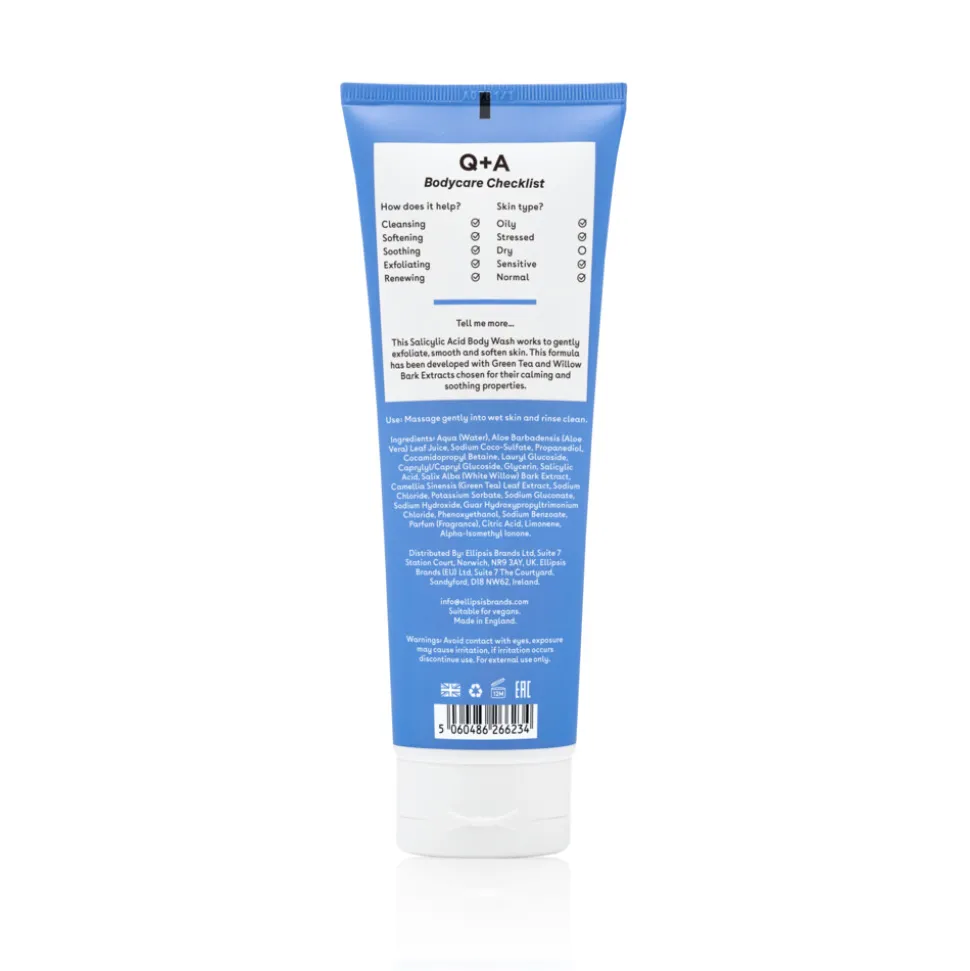 Q+A Salicylic Acid Body Wash 250 ml