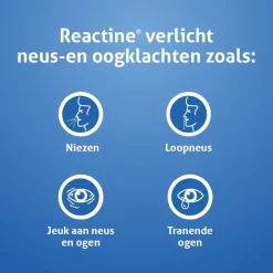 Reactine Hooikoorts 10mg 7 tabletten