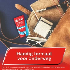 Rennie Kauwgom Calciumcarbonaat 750mg Suikervrij 10 stuks