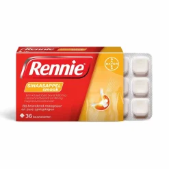 Rennie Sinaasappel 36 tabletten