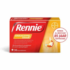 Rennie Sinaasappel 36 tabletten