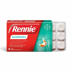 Rennie Suikervrij 36 tabletten
