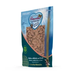 Renske Gezonde Beloning Crunchy Hondensnack Zalm & Witvis & Forel 200 gr
