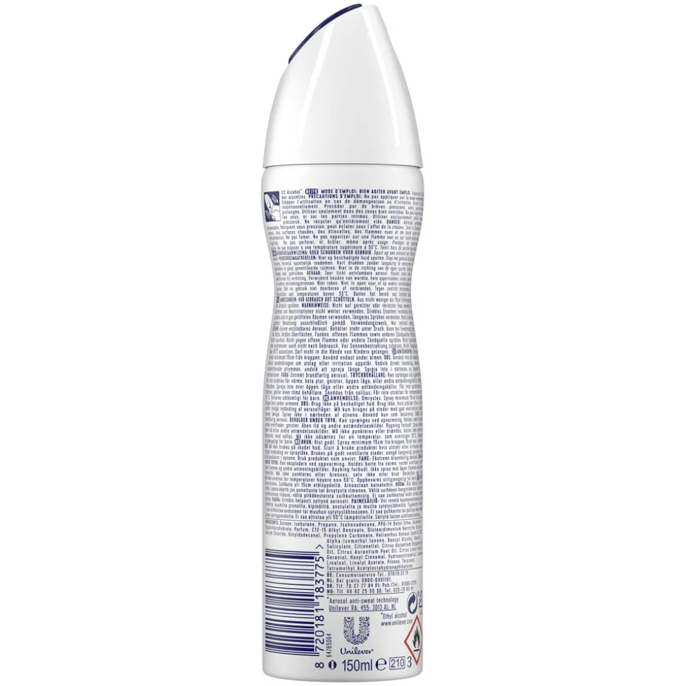 Rexona Deodorant Spray Advanced Protection Invisible 150 ml