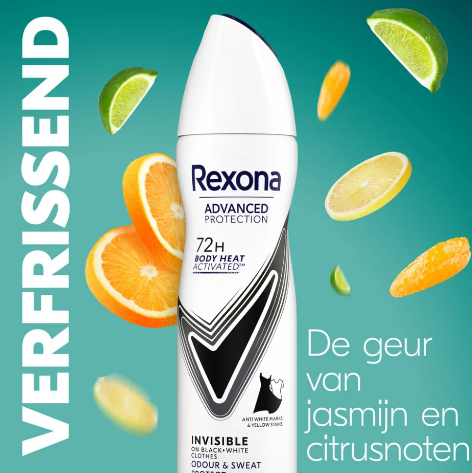 Rexona Deodorant Spray Advanced Protection Invisible 150 ml