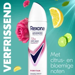 Rexona Deodorant Spray Advanced Protection Ultra Dry Biorythm 150 ml