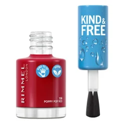 Rimmel KIND & FREE Vegan Nagellak 156 Poppy Pop Red 8 ml