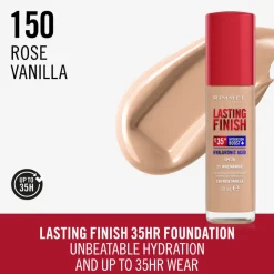 Rimmel Lasting Finish 35H Foundation Rose Vanilla 150 30 ml