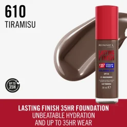 Rimmel Lasting Finish 35H Foundation Tiramisu 610 30 ml