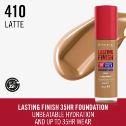 Rimmel Lasting Finish 35H Foundation Latte 410 30 ml