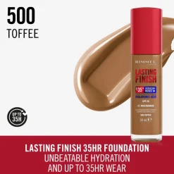 Rimmel Lasting Finish 35H Foundation Toffee 500 30 ml