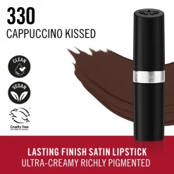 Rimmel Lasting Finish Satin Lipstick 330 Cappucino Kissed 4 gr
