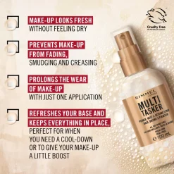 Rimmel Multi-Tasker Primer, Mist & Setting Spray Transparant 100 ml