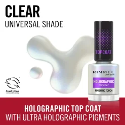 Rimmel Top Coat Holographic 12 ml