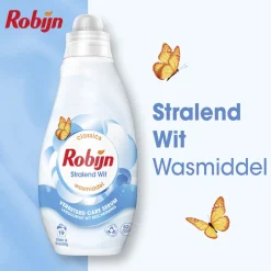 Robijn Klein & Krachtig Wasmiddel Stralend Wit 19 Wasbeurten 665 ml
