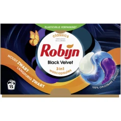 Robijn Wascapsules 3-in1 Black Velvet 15 stuks