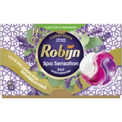 Robijn Wascapsules 3-in-1 Spa Sensation 15 stuks