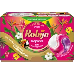 Robijn Wascapsules 3-in-1 Tropical 15 stuks