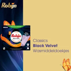 Robijn Wasmiddeldoekjes Black Velvet 16 stuks