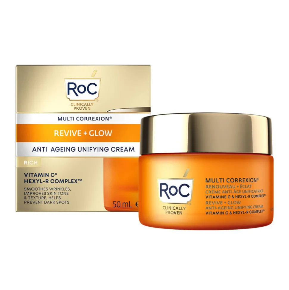 RoC Multi Correxion Revive + Glow Unifying Anti-Aging Crème 50 ml