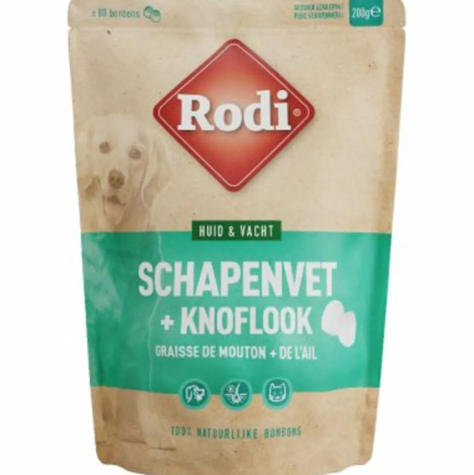 Rodi Exclusive Schapenvet Bonbons Knoflook 200 gr