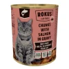 Rokus Kattenvoer Blik Stukjes Zalm in Jus 810 gr