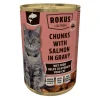 Rokus Kattenvoer Blik Stukjes Zalm in Jus 415 gr