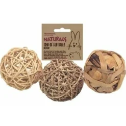 Rosewood Trio Of Fun Balls 8 cm