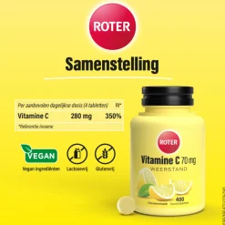 Roter Vitamine C 70 mg 400 kauwtabletten